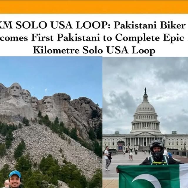 Lahore-born adventurer completes 16,000-km solo U.S. journey in 33 days