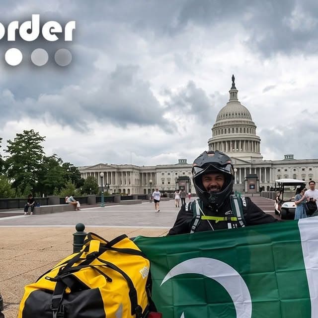 First Pakistani to complete a solo motorcycle loop across the United States