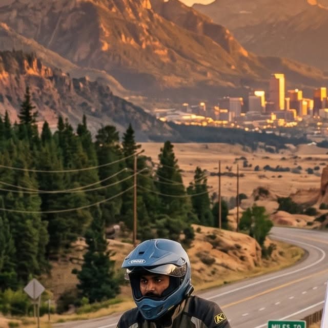 Solo motorcycle journey of more than 16,000 kilometres