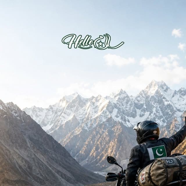 One rider, one Pakistani flag and a 16,000-kilometre journey